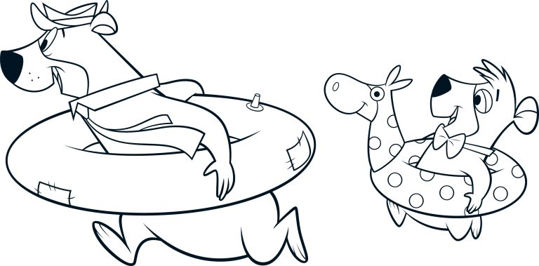 Yogi Bear coloring page 5