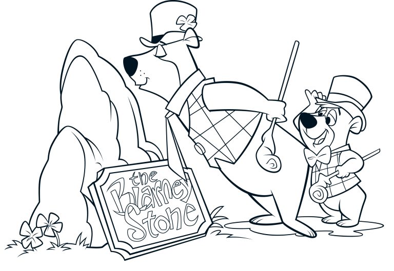 Yogi Bear coloring page 7