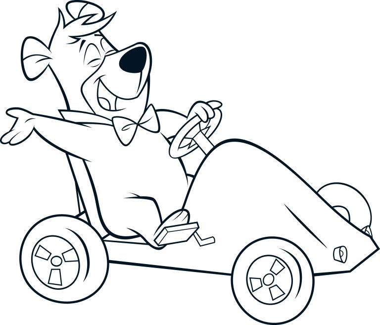 Yogi Bear coloring page 12