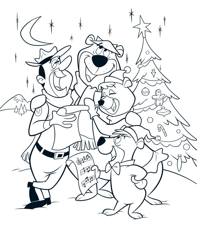Yogi Bear coloring page 20