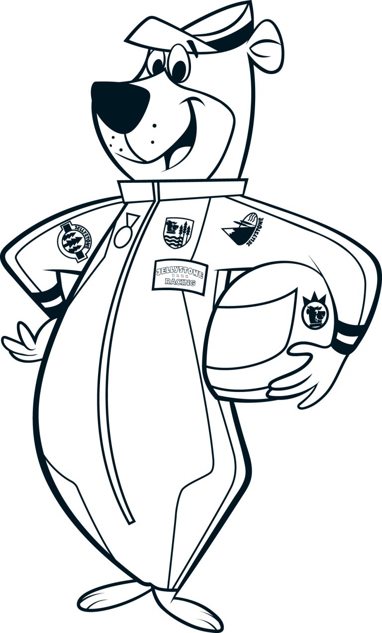 Yogi Bear coloring page 9